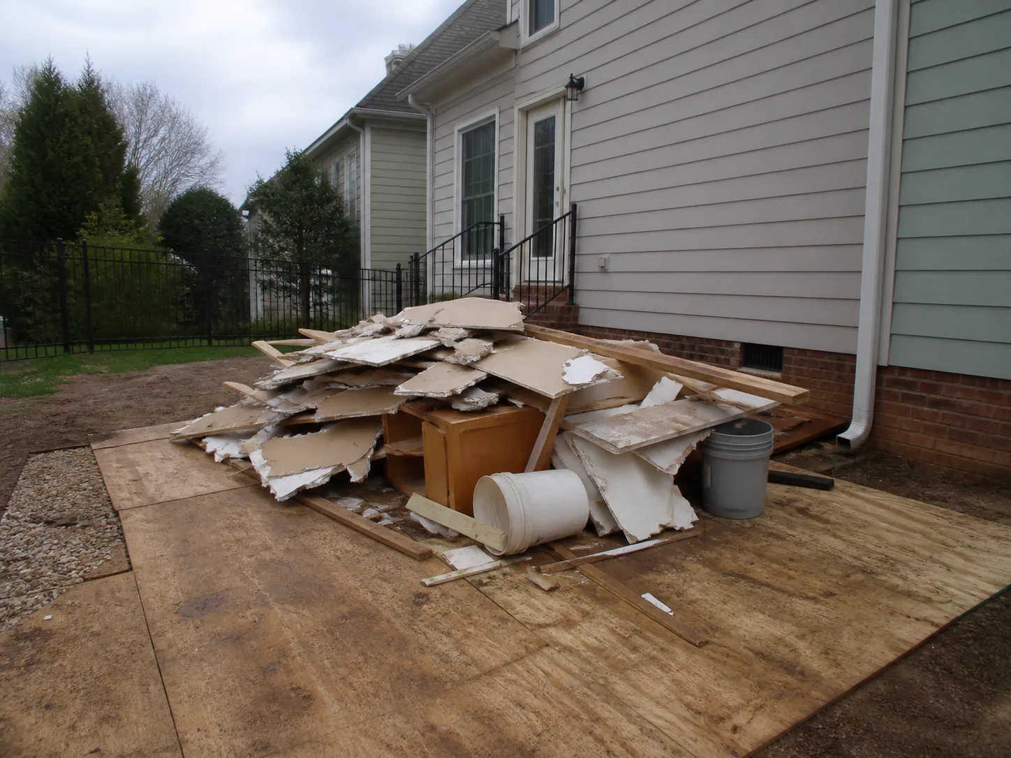Before — Renovation Debris Haul