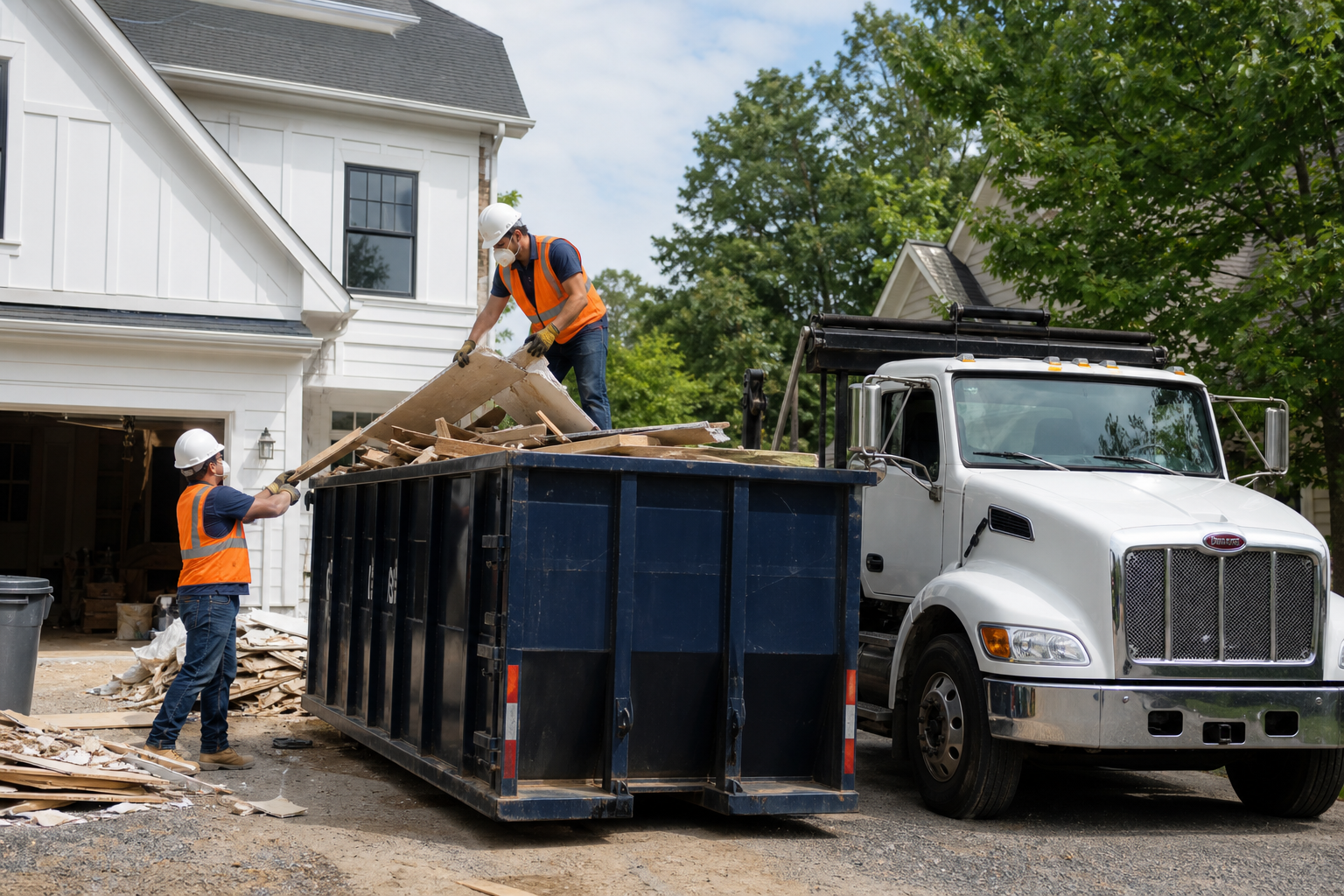 Construction Debris service by Clean Way
